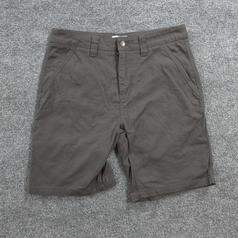 Edgevale Shorts Mens 32 Gray Canvas Carpenter Cordura Stretch Workwear Outdoors